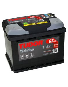 Batería Tudor TB621 12V - 62Ah - 540A - Technica