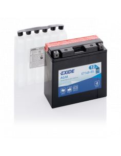 Batería de Moto Exide AGM ET14B-BS  12V - 12Ah - 190A