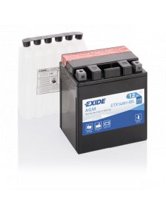 Batería de Moto Exide AGM ETX14AH-BS  12V - 12Ah - 210A