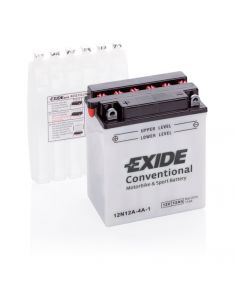 Batería de Moto Exide  12N12A-4A -1     12V  - 12Ah - 115A