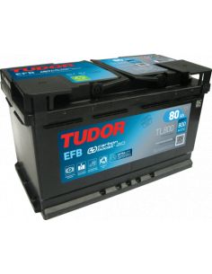 Batería Tudor TL800 - EFB - 12V - 80Ah - 720A - Start-Stop