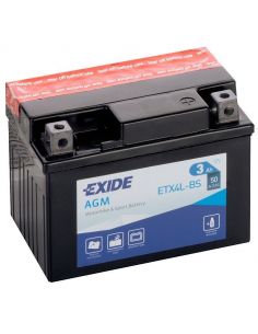 Batería de Moto Exide AGM ETX4L-BS12V - 3Ah - 50A