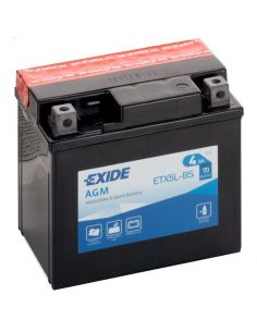 Batería de Moto Exide AGM ETX5L-BS12V - 4Ah - 70A