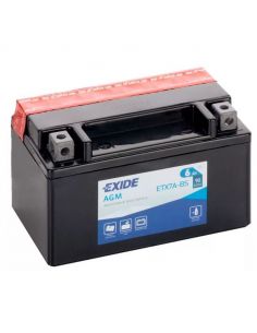 Batería de Moto Exide AGM ETX7A-BS12V - 6Ah - 90A