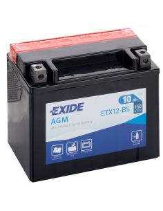 Batería de Moto Exide AGM ETX12-BS12V - 10Ah - 150A