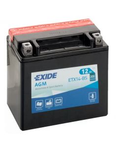 Batería de Moto Exide AGM ETX14-BS12V - 12Ah - 200A