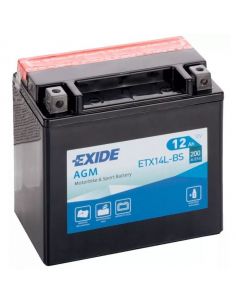 Batería de Moto Exide AGM ETX14L-BS12V - 12Ah - 200A