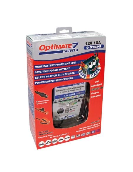 CARGADOR/MANTENEDOR BATERÍAS OPTIMATE 7 SELECT TM-250