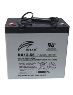 Batería Ritar RA12-55A 12V - 58Ah