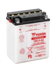Batería Yuasa YB14-A2 12V - 14.7Ah - 175A