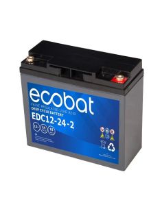 Batería Ecobat EDC12-24-2 12V - 24Ah