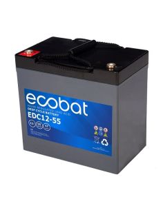 Batería Ecobat EDC12-55 12V - 55Ah