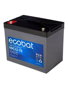 Batería Ecobat EDC12-75 12V - 75Ah