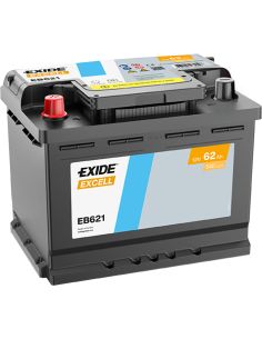 Batería Exide EB62112V - 62 Ah - 540 A