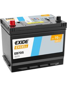 Batería Exide EB705 12V - 70Ah - 540A
