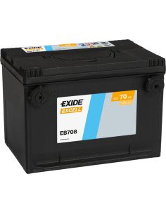 Batería Exide EB708 12V - 70Ah - 740A