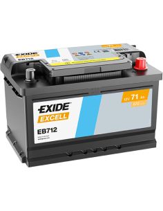 Batería Exide EB71212V - 71Ah - 670A