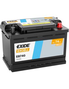 Batería Exide EB740 12V - 74Ah - 680A
