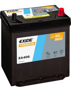 Batería Exide EA406 - 40 Ah - 350A - Premium
