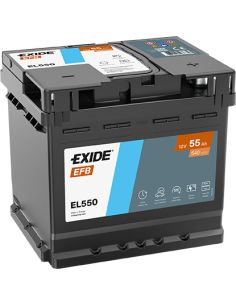 Batería Exide EFB EL550 12V - 55Ah - 540A 