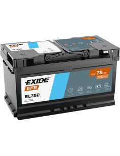 Baterí­a Exide EFB EL752 12V - 75Ah - 730A
