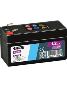 Batería Exide EK013 AGM 12V - 1.2Ah - 18A