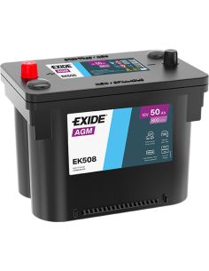 Batería Exide AGM EK508 12V - 50Ah - 800A - Start-Stop
