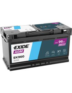 Batería Exide AGM EK960 12V - 96Ah - 850A - Start-Stop