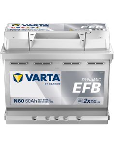 Batería Varta Blue Dynamic EFB N60 12V - 60Ah - 640A 