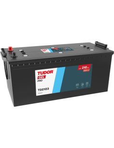 Batería Tudor TD210312V - 210Ah - 1050A - Endurance+PRO GEL