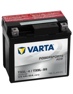 Batería Varta Powersports AGM TX5L-4 / TX5L-BS 12V - 4Ah - 80A