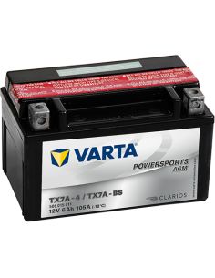 Batería Varta Powersports AGM TX7A-4 / TX7A-BS 12V - 6Ah - 105A