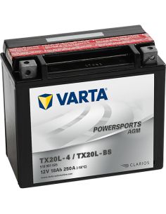 Batería Varta Powersports AGM TX20L-4 / TX20L-BS 12V - 18Ah - 250A