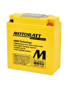 Batería Motobatt MB5U 12V - 7.4Ah - 90A