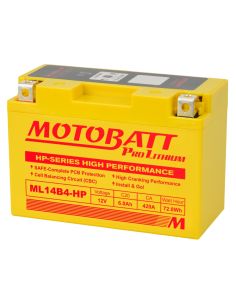 Batería Motobatt ML14B4-HP 12V - 6Ah - 420A