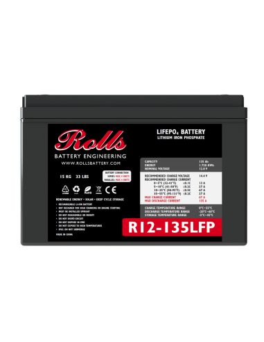 Batería Rolls R12-135LFP 12V - 135Ah